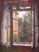 View from a Window in the Marienstrasse Adolph von Menzel
